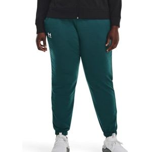NWT Under Armour Rival Terry Jogger Teal